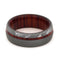 Gibeon Meteorite, Sandblast Titanium 7mm Comfort-Fit Tulip Wood Band