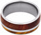 Gold Box Elder Burl, Ruby Redwood 9mm Comfort-Fit Titanium Wedding Band