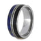 Lapis Lazuli, Dinosaur Bone, Deer Antler 9mm Comfort-Fit Titanium Wedding Band