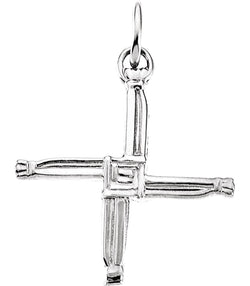 St. Bridget's Cross Sterling Silver Pendant