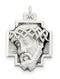 Sterling Silver Ecce Homo Medal (32X22 MM)