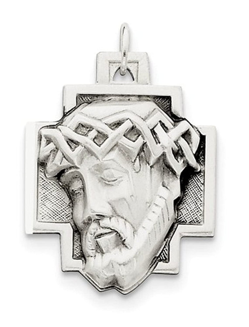 Sterling Silver Ecce Homo Medal (32X22 MM)