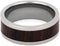 Cocobolo Wood Inlay 8mm Comfort-Fit Titanium Wedding Band, Size 6