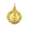 14k Yellow Gold Our Lady of Perpetual Help Medal (12.14x12.09 MM)