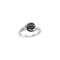 Black Akoya Cultured Pearl Ring, 14k White Gold (6mm) Size 5.5