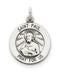 Sterling Silver Antiqued Saint Paul Medal Pendant (20X15MM)