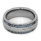 Cobaltium Mokume, Gibeon Meteorite 8mm Comfort-Fit Tungsten Ring