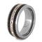 Dinosaur Bone, Mokume Gane 8mm Comfort-Fit Titanium Wedding Band