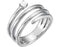 Diamond Spiral Wrap Ring, Rhodium-Plated 14k White Gold (.1 Ctw,GH Color, I1 Clarity) Size 7.25