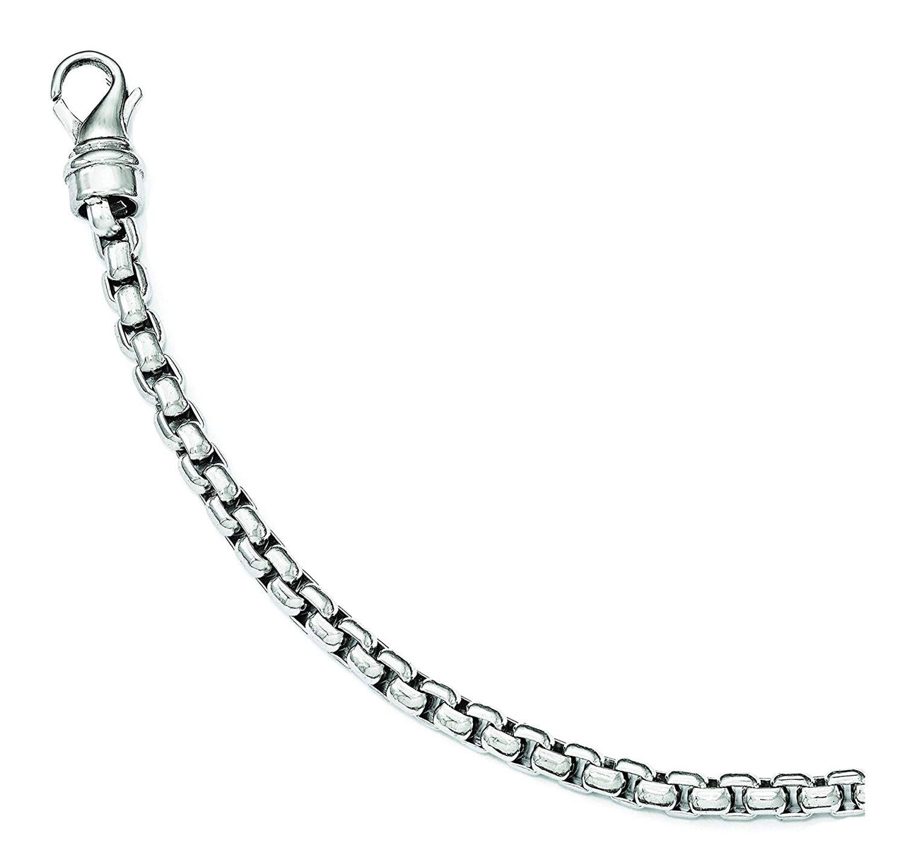 Men's Polished Stainless Steel Bracelet, 8.5"