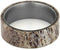 Deer Antler 6mm Comfort-Fit Matte Titanium Ring, Size 9