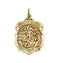 14k Yellow Gold St. Michael Shield (24.25 MM)