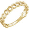 Circle Stackable Ring, 14k Yellow Gold