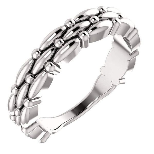 Multi-Row Stackable Ring, Sterling Silver