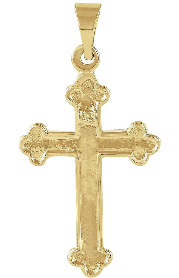 Botonee Cross 14k Yellow Gold Pendant (18.50X12.50 MM)