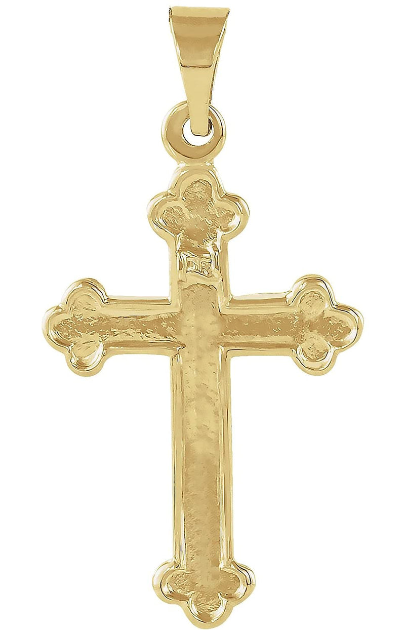 Botonee Cross 14k Yellow Gold Pendant (18.50X12.50 MM)