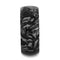 Black and White Composite Mokume Sleeve 10mm Comfort-Fit Matte Titanium Ring