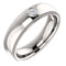 Men's Rhodium-Plated 14k White Gold Diamond 6.3mm Milgrain Band (.10 Ctw, Color G-H, SI2-SI3 Clarity) Size 11