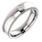 Men's Rhodium-Plated 14k White Gold Diamond 6mm Milgrain Band (.06 Ctw, Color G-H, SI2-SI3 Clarity) Size 11