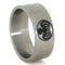 Engraved Octopus 9mm Comfort-Fit Matte Titanium Wedding Band, Size 11.5