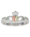 Claddagh Ring, Sterling Silver, 12k Green and Rose Gold Black Hills Gold Motif