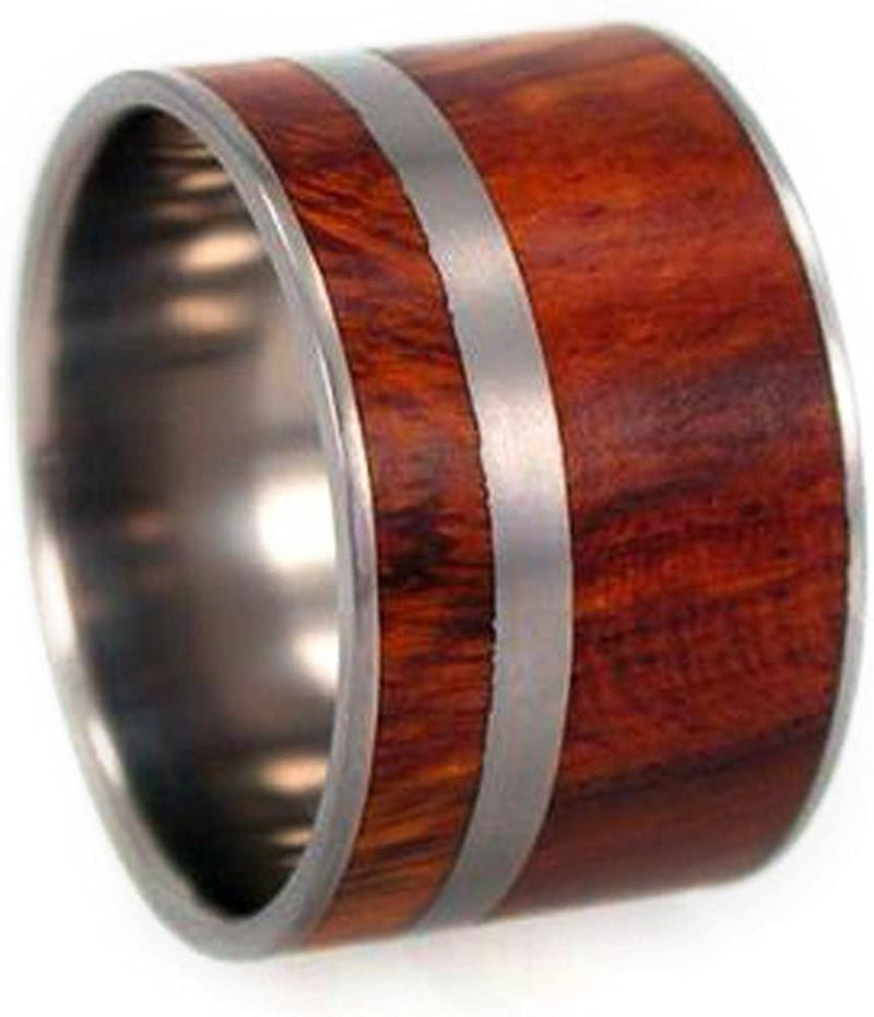 Ironwood 12mm Comfort Fit Matte Titanium Wedding Band, Size 5.75