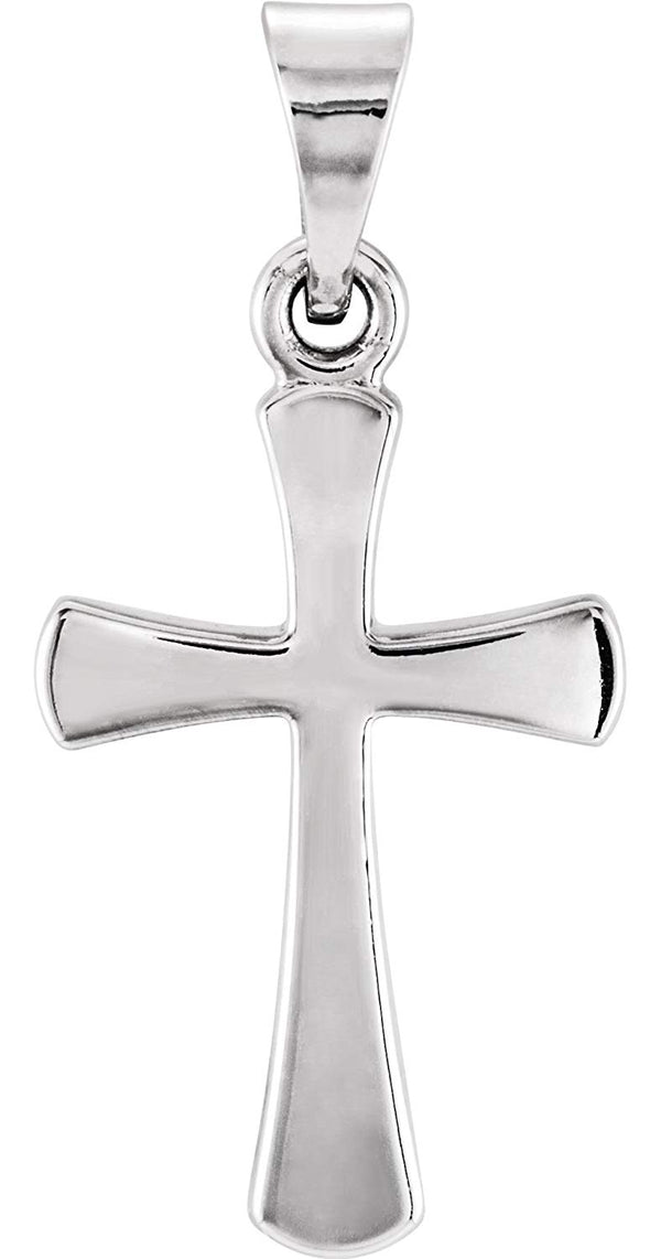 Cross Pendant, Sterling Silver (20.4x9.54MM)