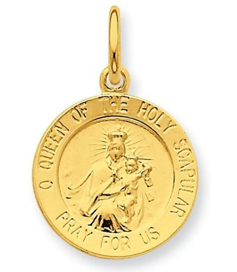 Sterling Silver and 24k Gold -plated Our Lady of Guadalupe Medal