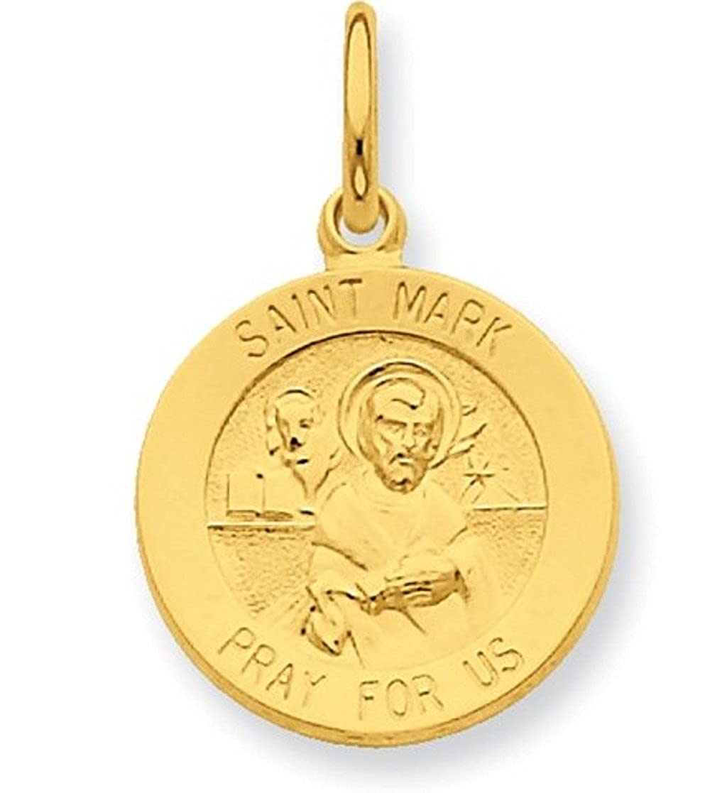 24k Gold-Plated Sterling Silver St. Mark Medal