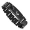 Men's Black Ion Plated Digital Camo Bracelet, Stainless Steel, 8.5"