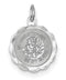 Sterling Silver St. Christopher Medal Charm (22X26MM)