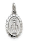 Sterling Silver Miraculous Medal (22X10MM)