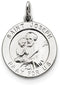 Sterling Silver Saint Joseph Medal (26X20 MM)