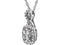 Diamond Halo Cluster 14K White Gold Pendant Necklace, 18" (3/4 Cttw)