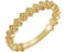 Petite Clover Stackable Ring, 14k Yellow Gold, Size 7