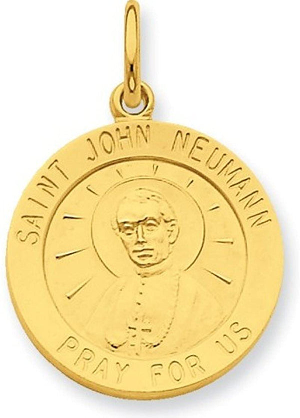 24k Gold-Plated Sterling Silver St. John Neuman Medal