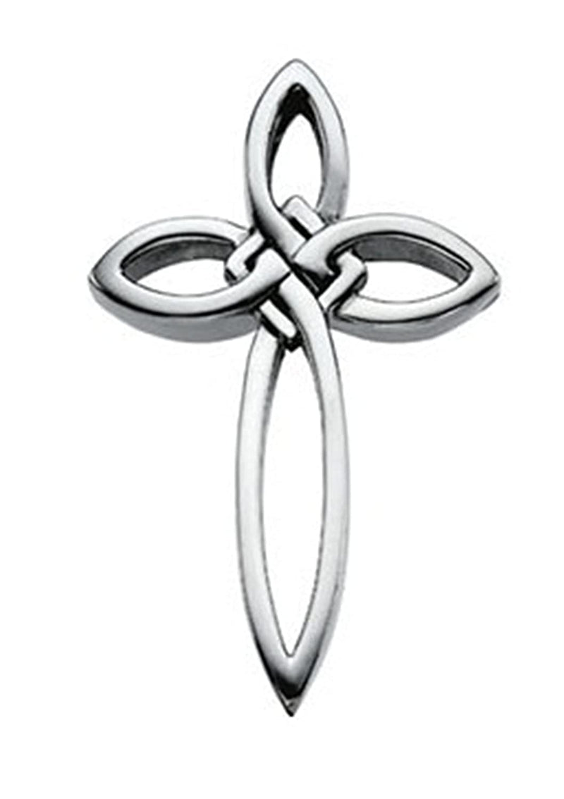 Everlasting Cross Sterling Silver Pendant (36.75X23.75 MM)