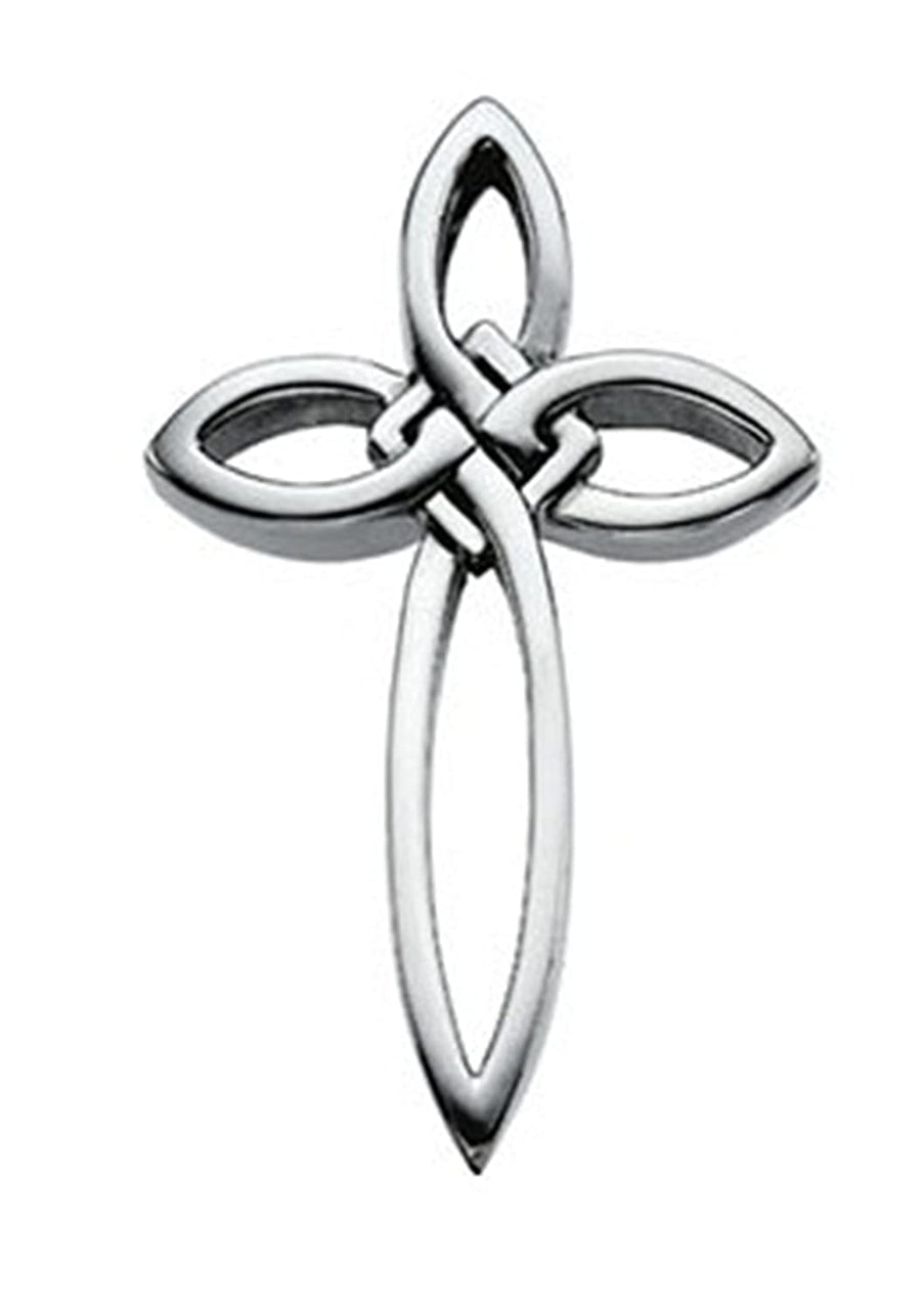 Everlasting Cross Sterling Silver Pendant (36.75X23.75 MM)