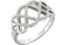 Platinum Diamond Woven Ring (1/5 Ctw, Color G-H, Clarity SI2-SI3 ), Size 6.5