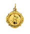 14k Yellow Scapular Medal (12.14x12.09 MM)