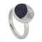 Starry Night Blue Stardust, Meteorite Moon 3mm Comfort-Fit Titanium Wedding Band