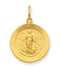 Sterling Silver and 24k Gold -plated St. Martha Medal