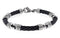 Men's Signature Cable Collection Gray Titanium and Stainless Steel 4mm Cable Link Bracelet, 8"