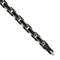 Men's Polished Stainless Steel with Black IP Link Bracelet, 8.5"