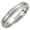 Titanium Double Milgrain 4mm Comfort Fit Band Size 12