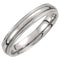 Titanium Double Milgrain 4mm Comfort Fit Band Size 5.5