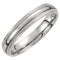 Titanium Double Milgrain 4mm Comfort Fit Band Size 5