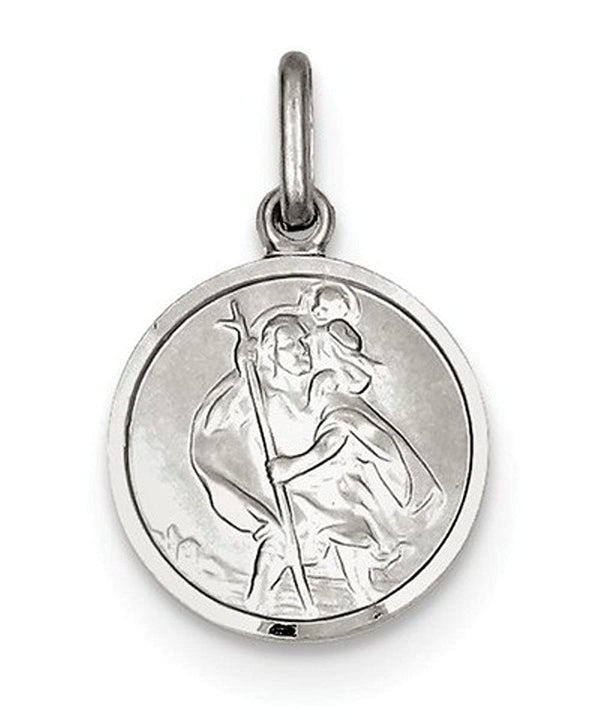 Sterling Silver St. Christopher Medal (22X15MM)