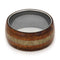 Elk Antler, Black Mesquite, Koa Wood, Cedar 11mm Comfort-Fit Titanium Wedding Band