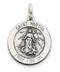 Sterling Silver Antiqued Saint Martha Medal (25X20MM)